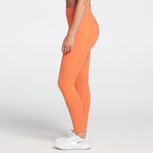32 Degrees Orange High-Waisted Leggings